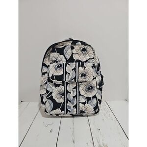 Vera Bradley Camellia Pattern Quilted Backpack